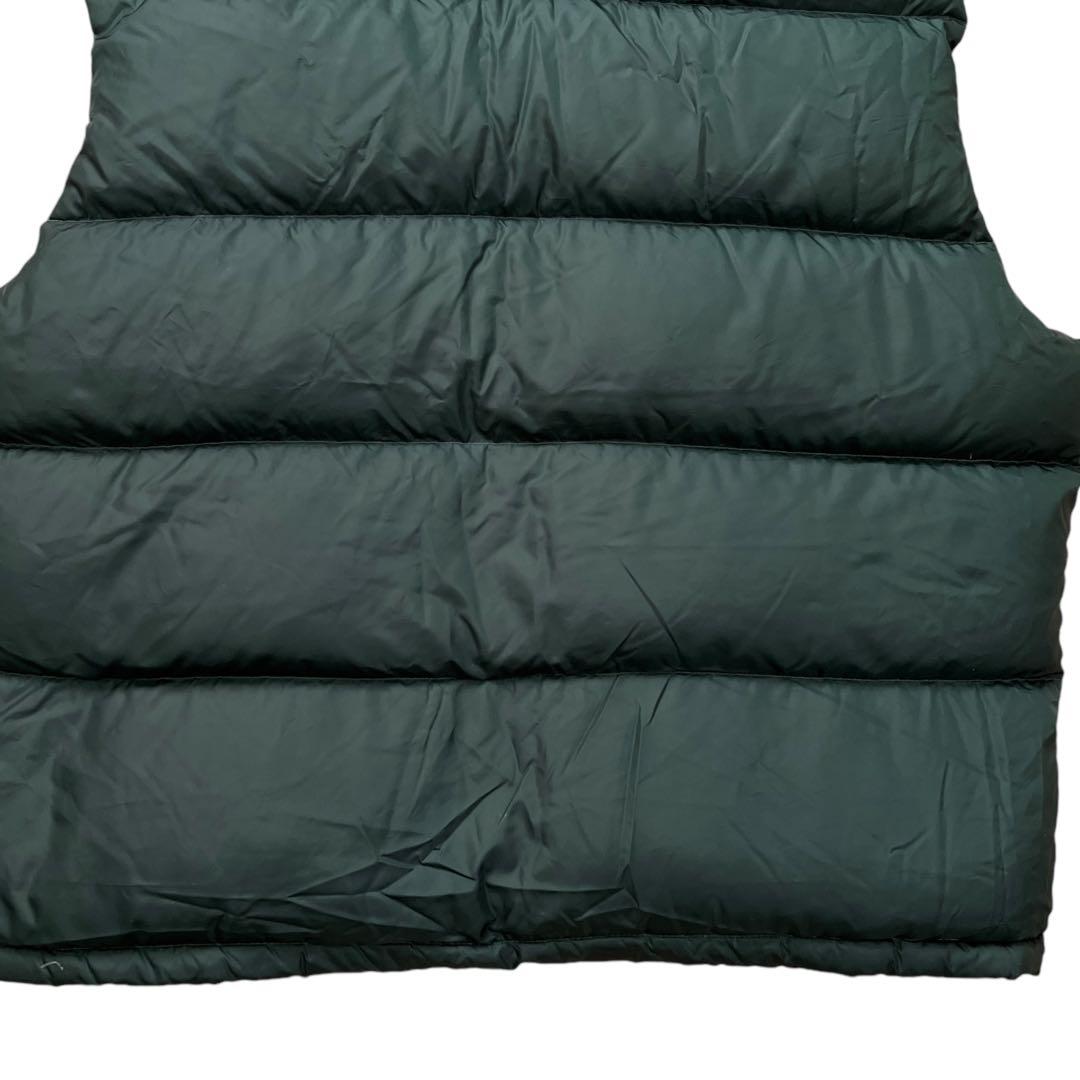 ポロバイラルフローレン　ダウンベスト　XXL　緑　フード付