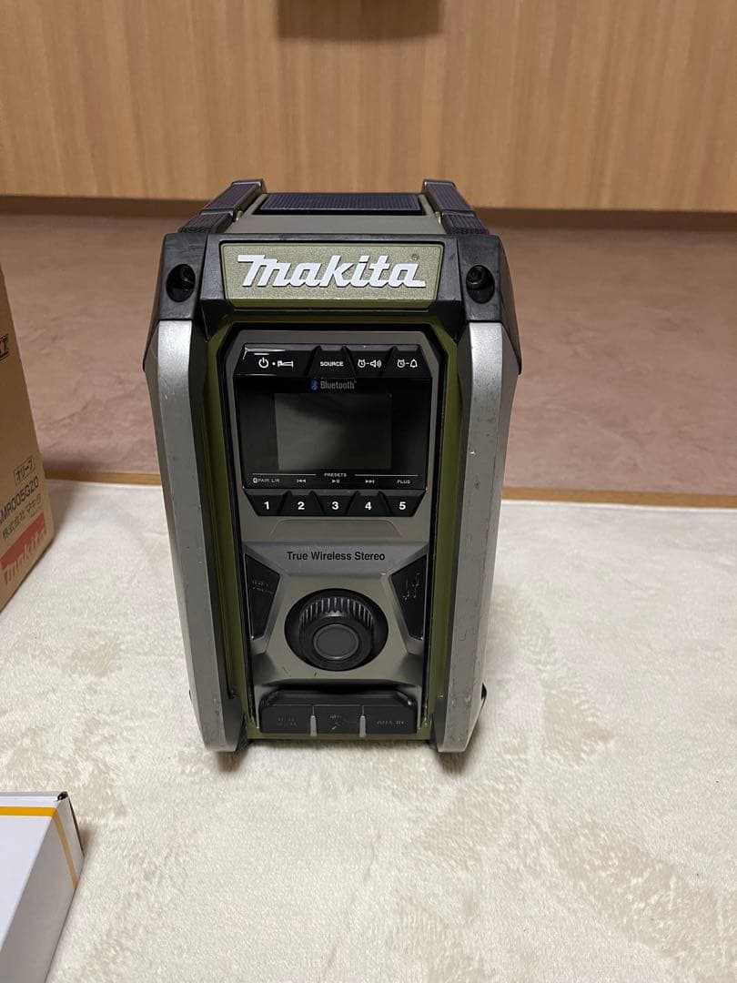マキタMR005G 現場ラジオ オリーブカラーBluetooth 充電式ラジオ