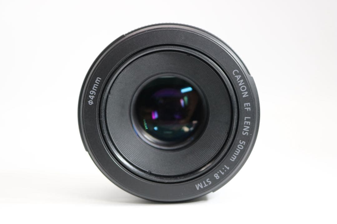 美品 【Canon EF50mm F1.8 STM】 単焦点レンズ　安心保証あり