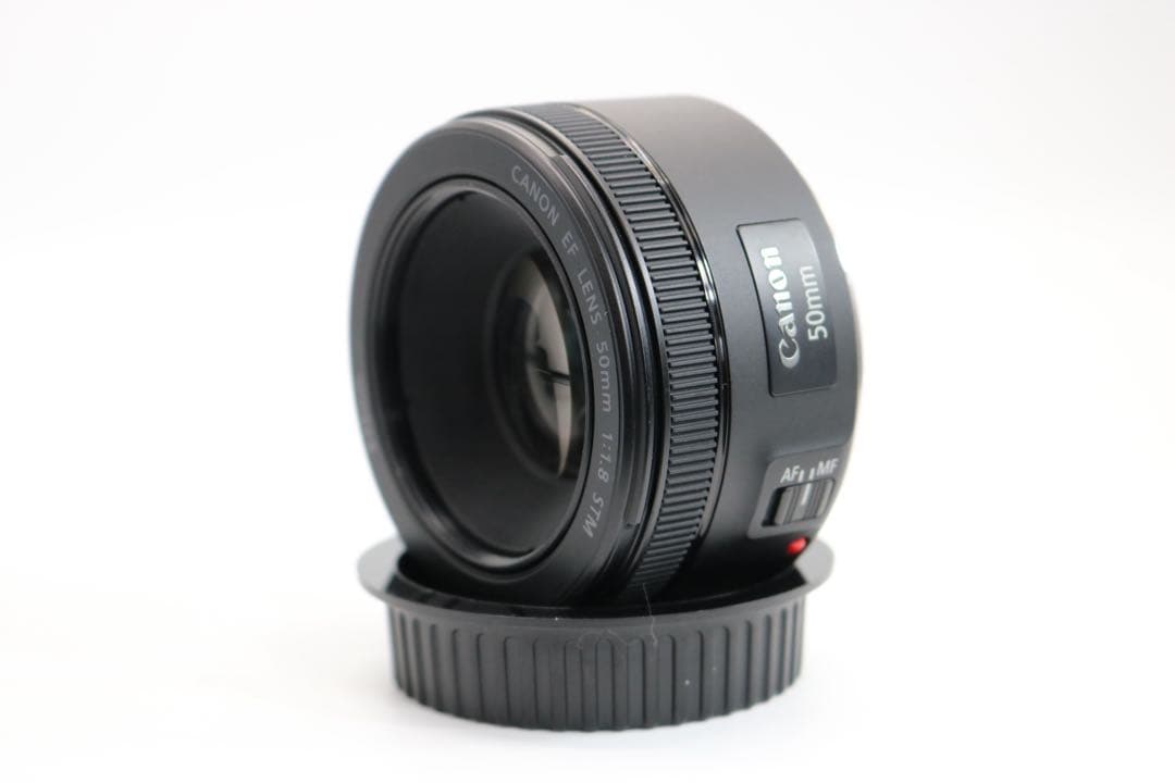美品 【Canon EF50mm F1.8 STM】 単焦点レンズ　安心保証あり