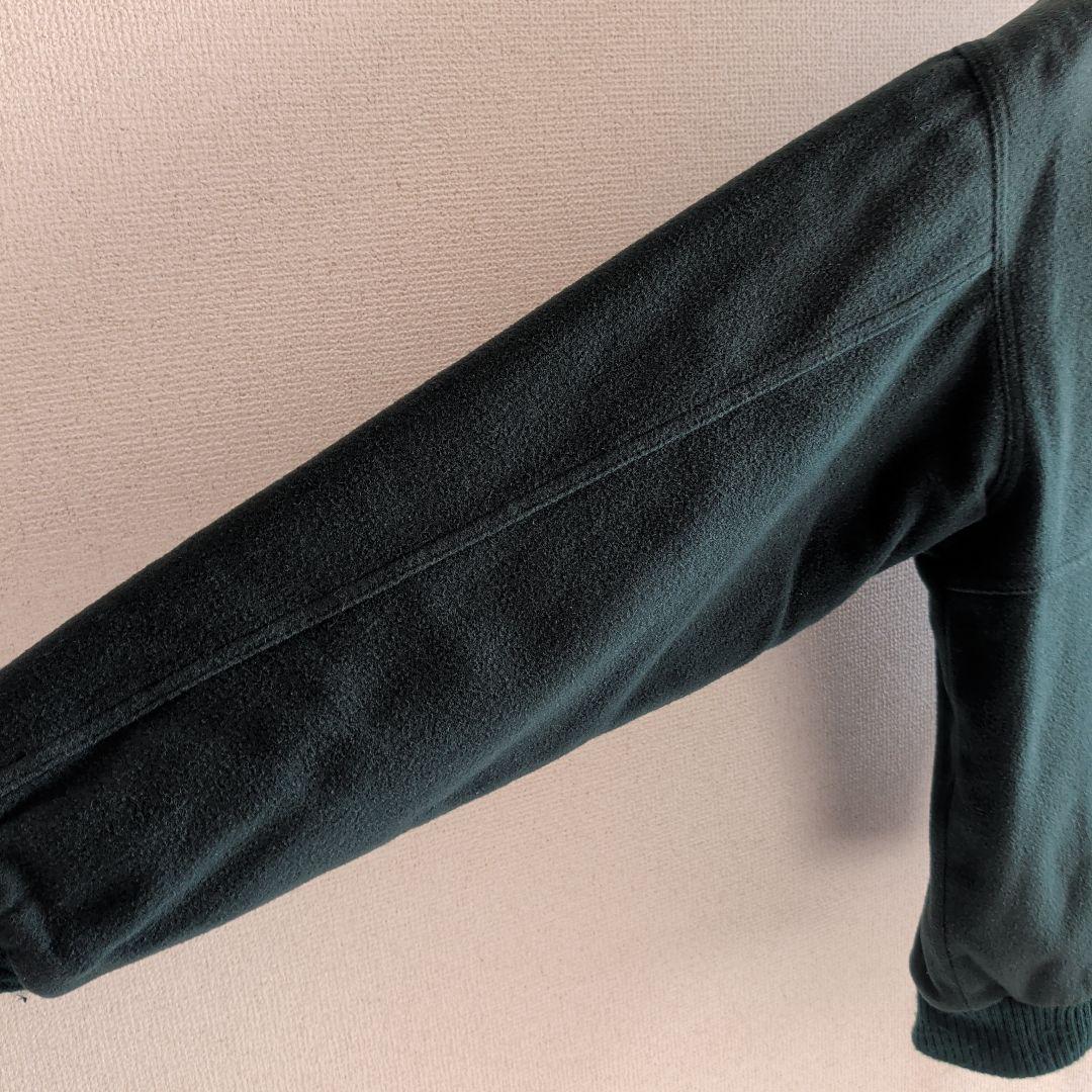 80s エルエルビーン ウールブルゾン レザー襟 ボンバージャケット USA製