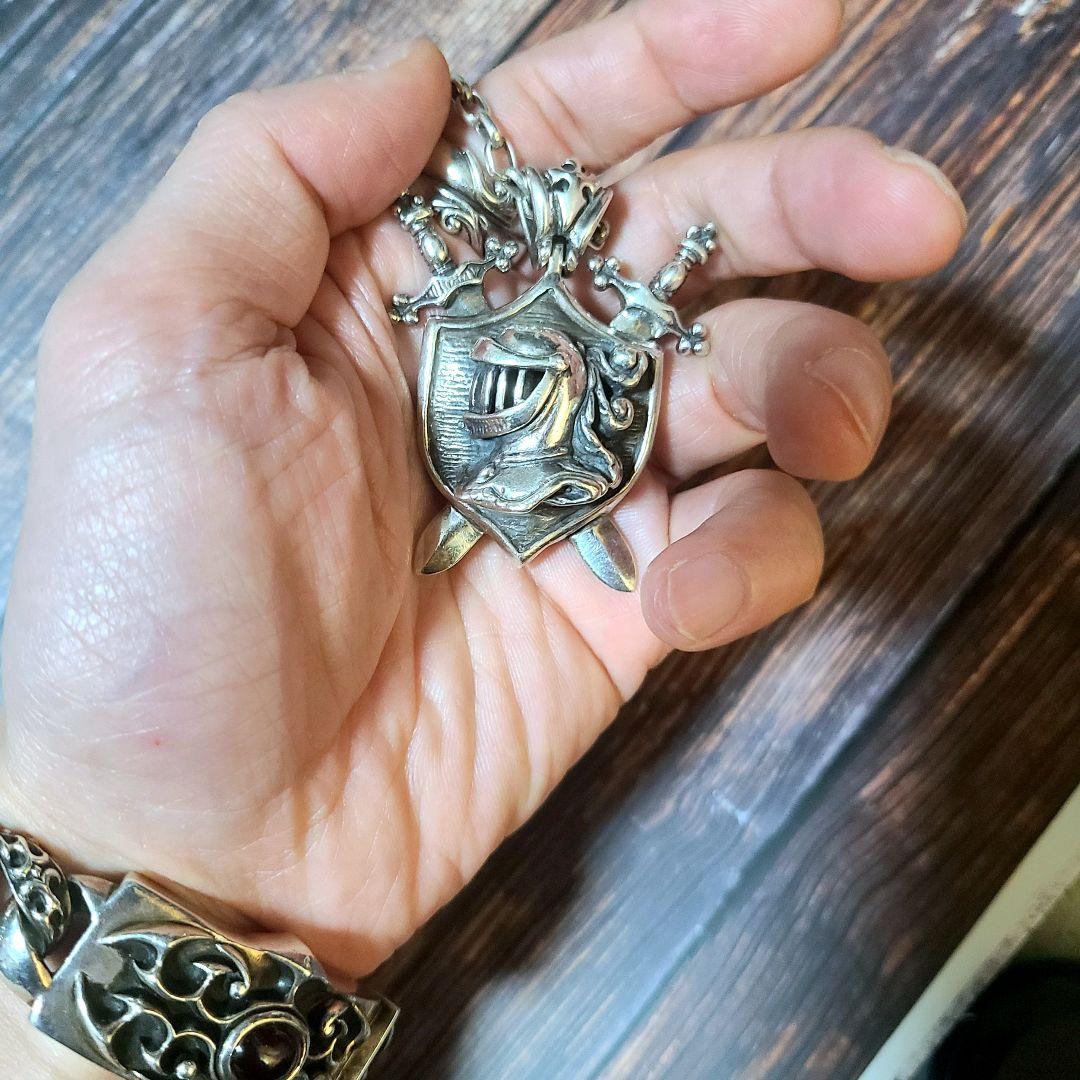 新品定価12万超 生産終了 スターナイツ ペンダント チェーン シルバー925