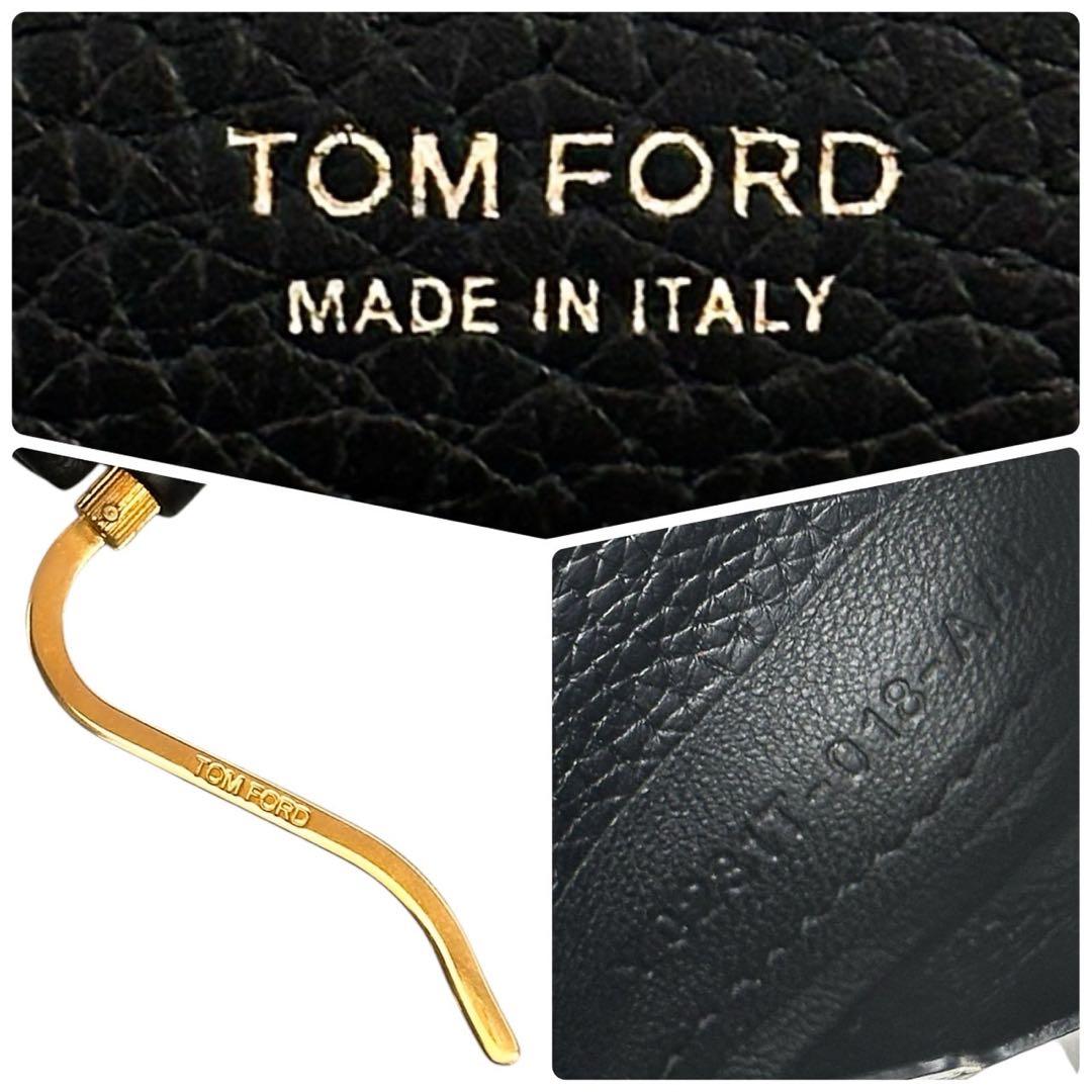 美品 トムフォード マネークリップ カードケース コンパクト 財布 ブラック