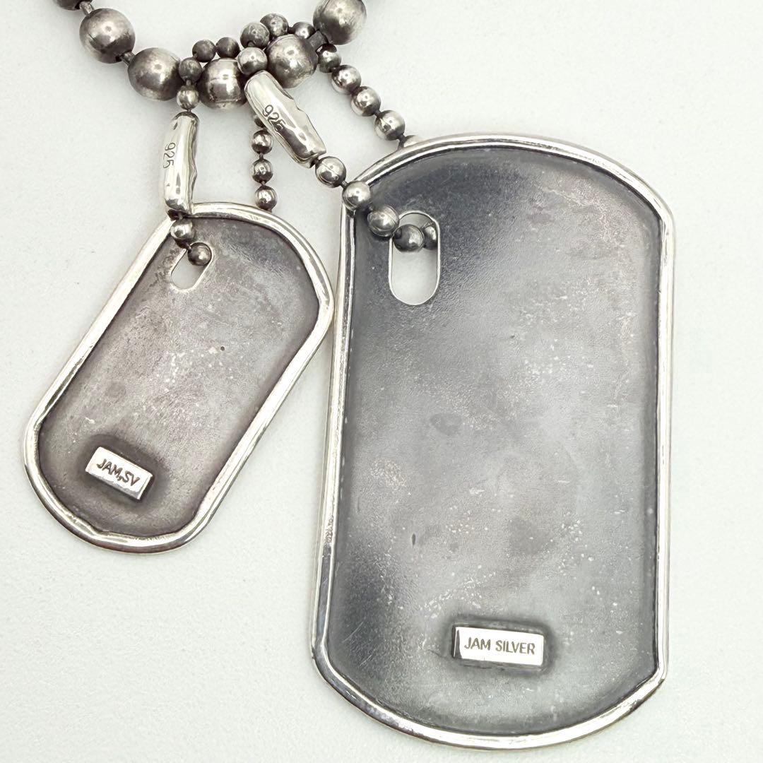 ◆【美品】JAM  MADE 廃番 極太チェーン ドッグタグ ネックレス