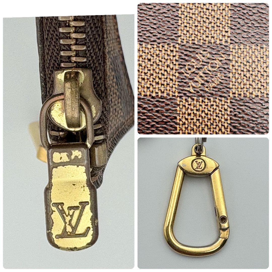 ルイヴィトン ダミエ ポシェット・クレ ケース 小銭入れ N62656