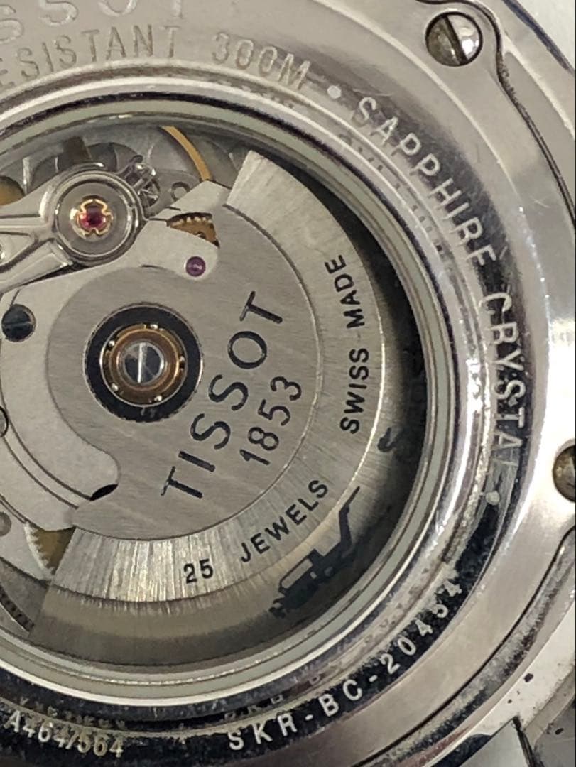 【期間限定お値下げ】TISSOT 腕時計　自動巻き ネイビー