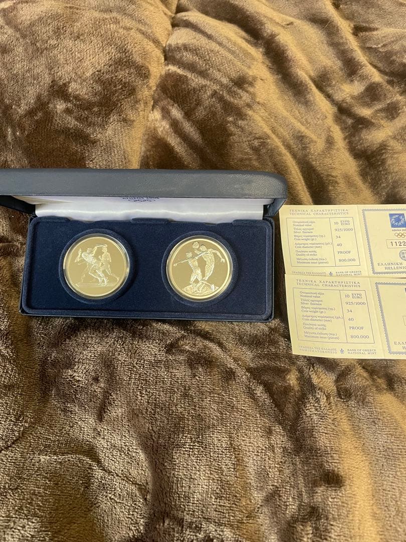 銀貨セット 2004アテネデザイン 2枚