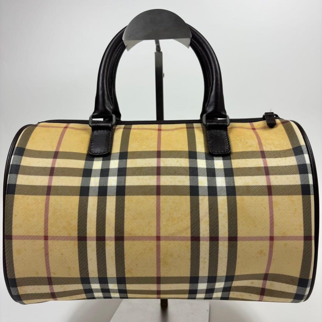 BURBERRY　バーバリー　ノバチェック　トートバッグ　ボストンバッグ