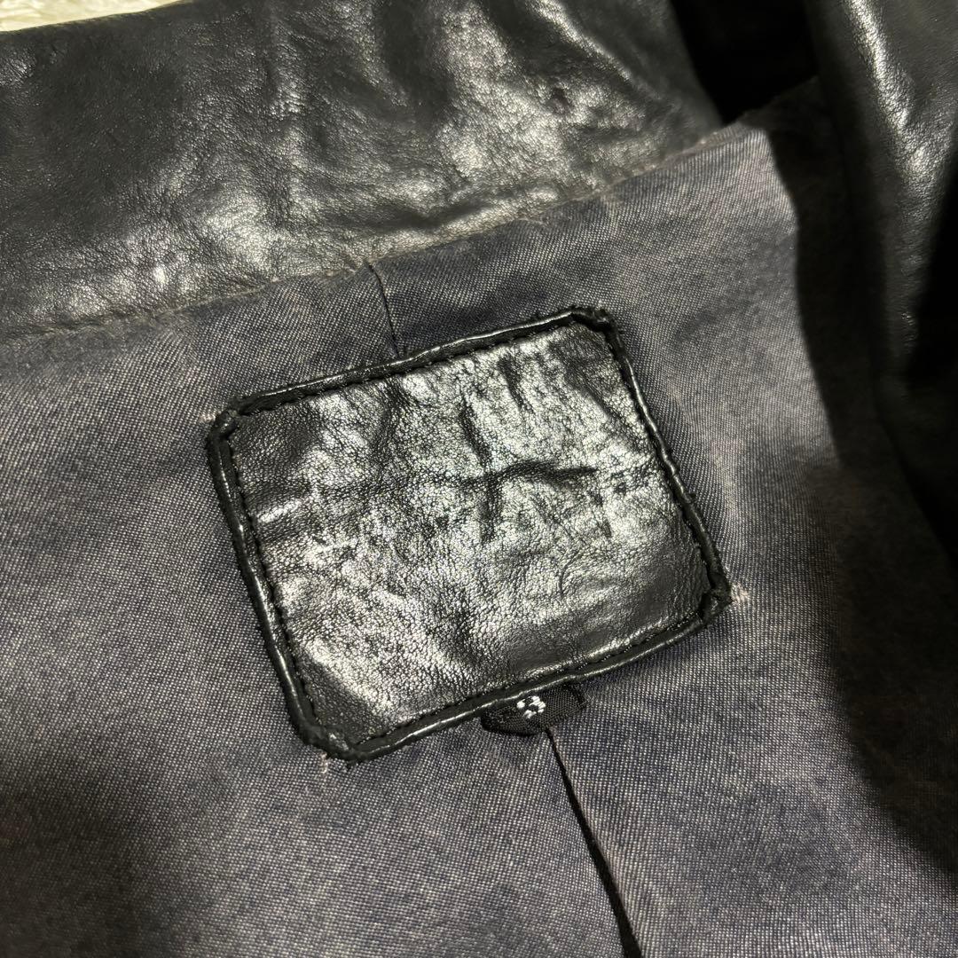 極美品✨ISAMU KATAYAMA レザージャケット　ブラック　1447-03