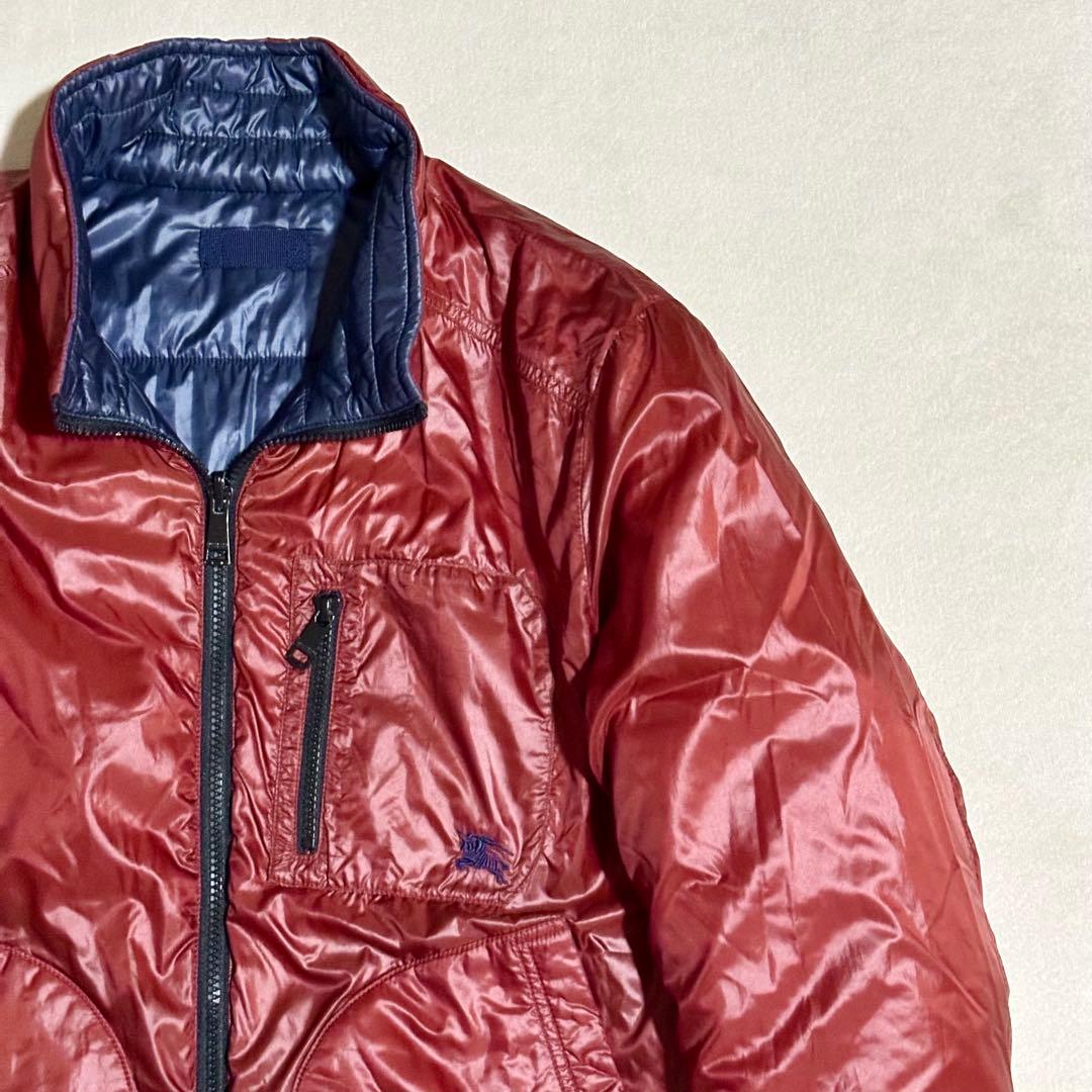 美品 バーバリーブラックレーベル ダウンジャケット リバーシブル Lサイズ