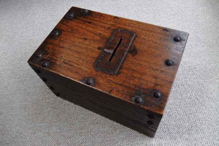 【骨董・挑戦者求ム！】からくり箱 小物入れ 誰か開けて～