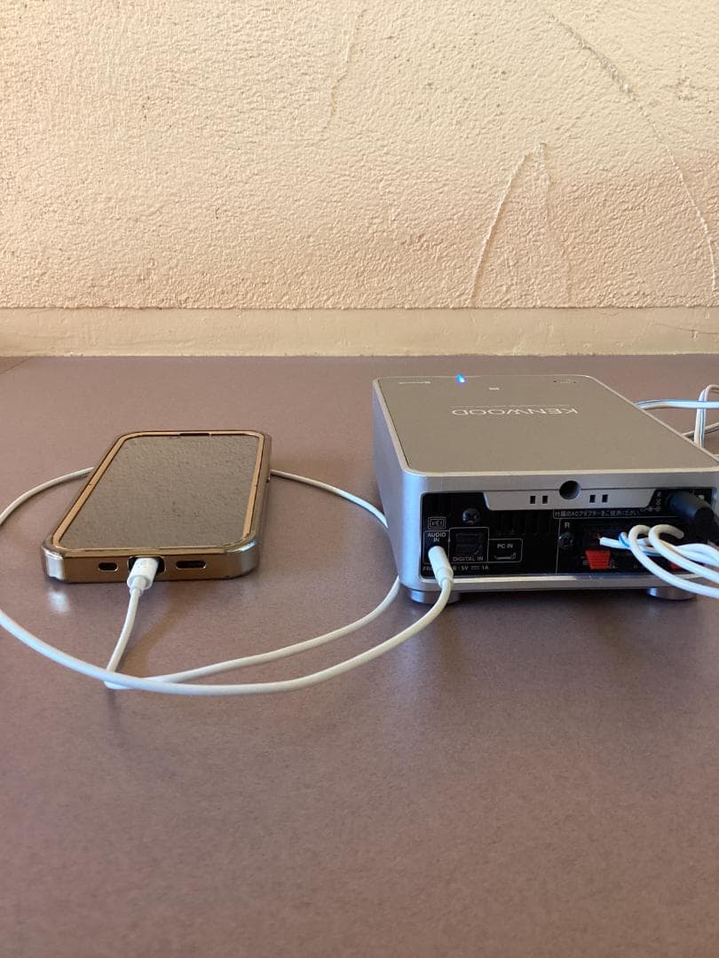 【値下げ】波動スピーカー MS1001-M&アンプKENWOOD「KA-NA7」