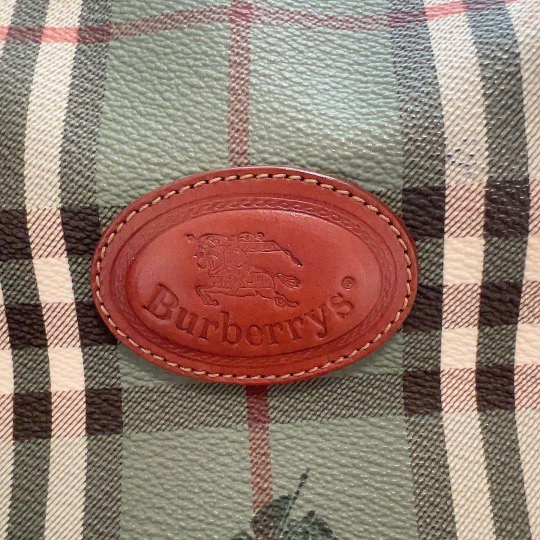 BURBERRYS ボストンバッグ グリーン　希少