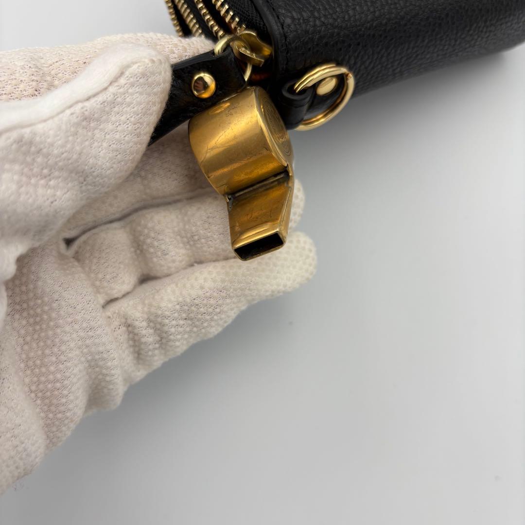 超美品　PORTER TONE トーン ブラック ホイッスル 黒 ポーター