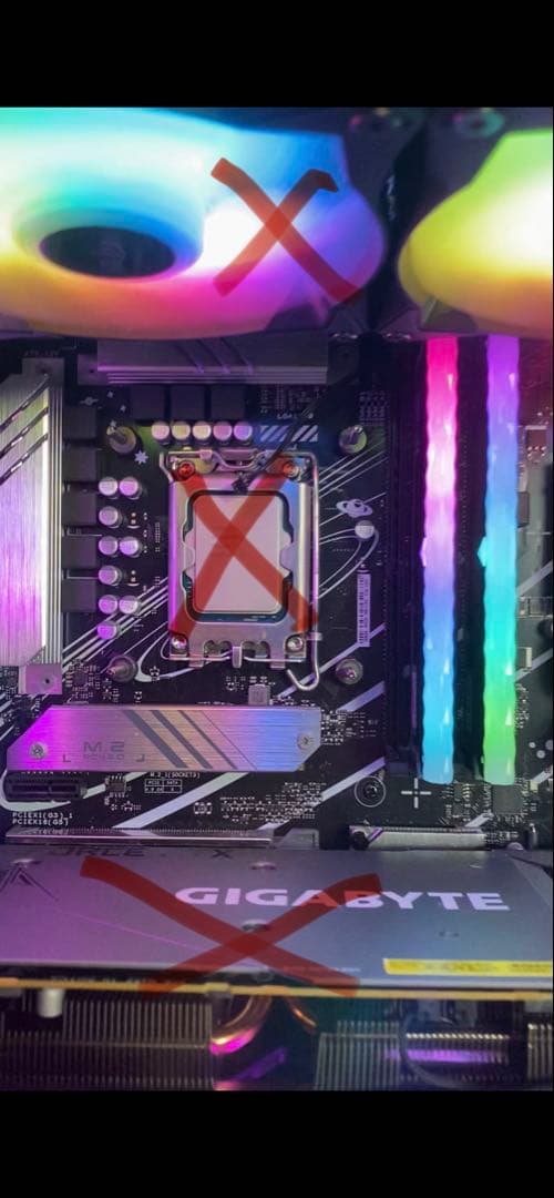 セット:メモリー 16GB ddr4 + asus b760 plus d4