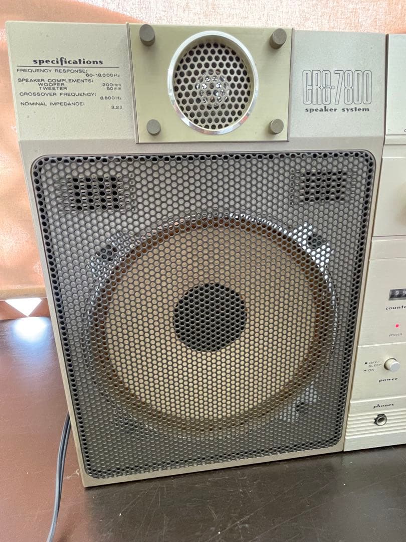 marantz CR7800 ラジカセ GR7800スピーカー【ジャンク商品】
