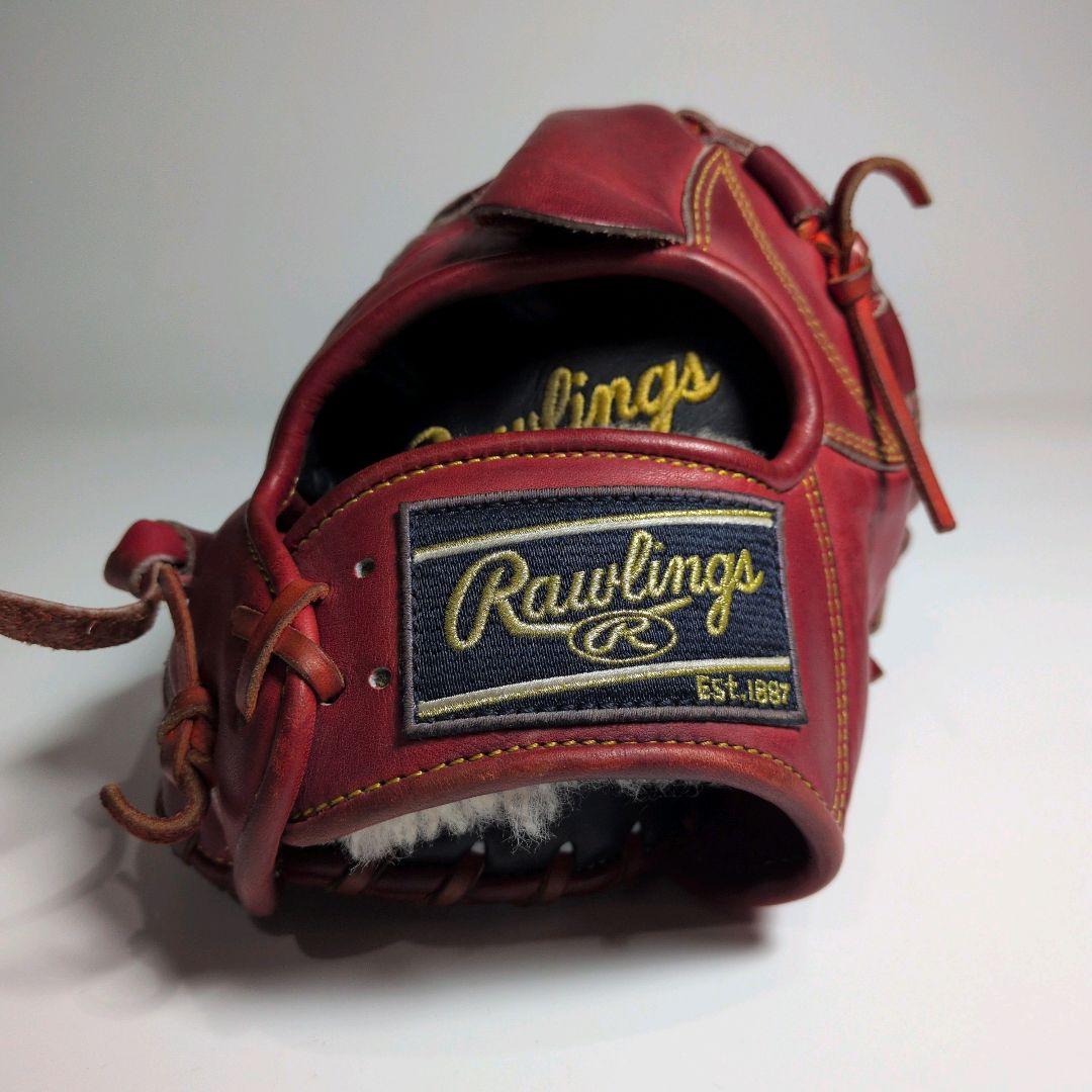 【美品】Rawlings 軟式 ピッチャー用 グローブ GR5HEA15W