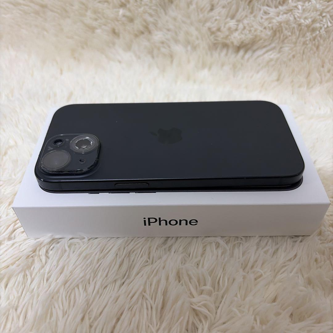 ア*3様 iPhone 15 256GB ブラック カメラ割れ　ジャンク
