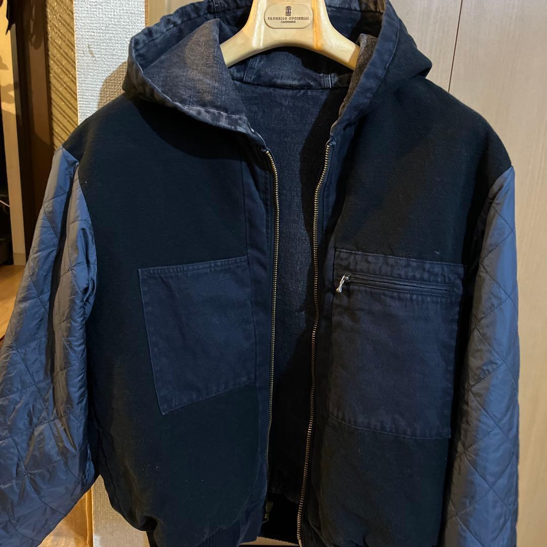 ジャケット・アウター A.PRESSE 25SS Silk Linen Hooded Parka