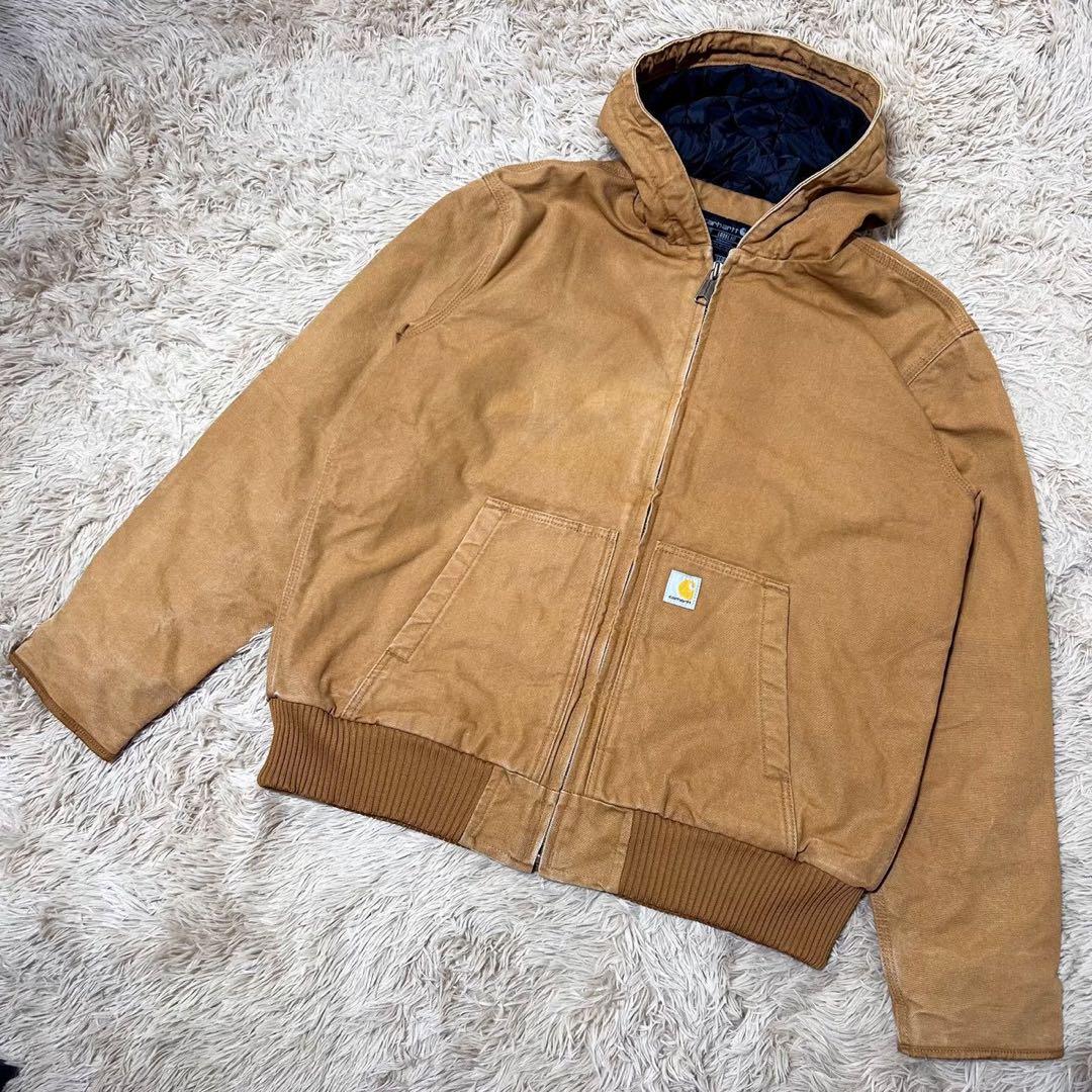 ✨人気•Ｌ〜XLsize✨カーハート アクティブジャケット ダック地 中綿 現行