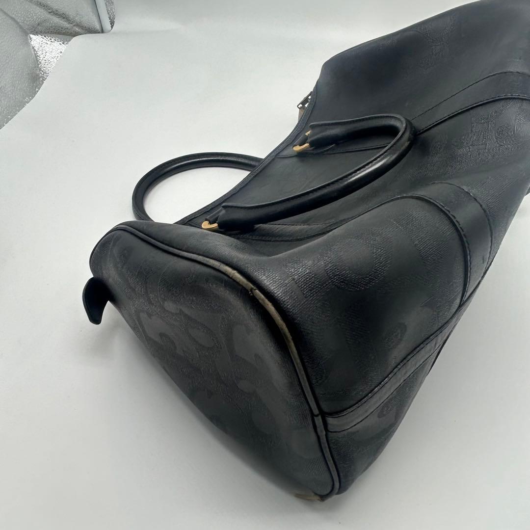 dior トロッター　ボストン　バッグ　pvc レザー