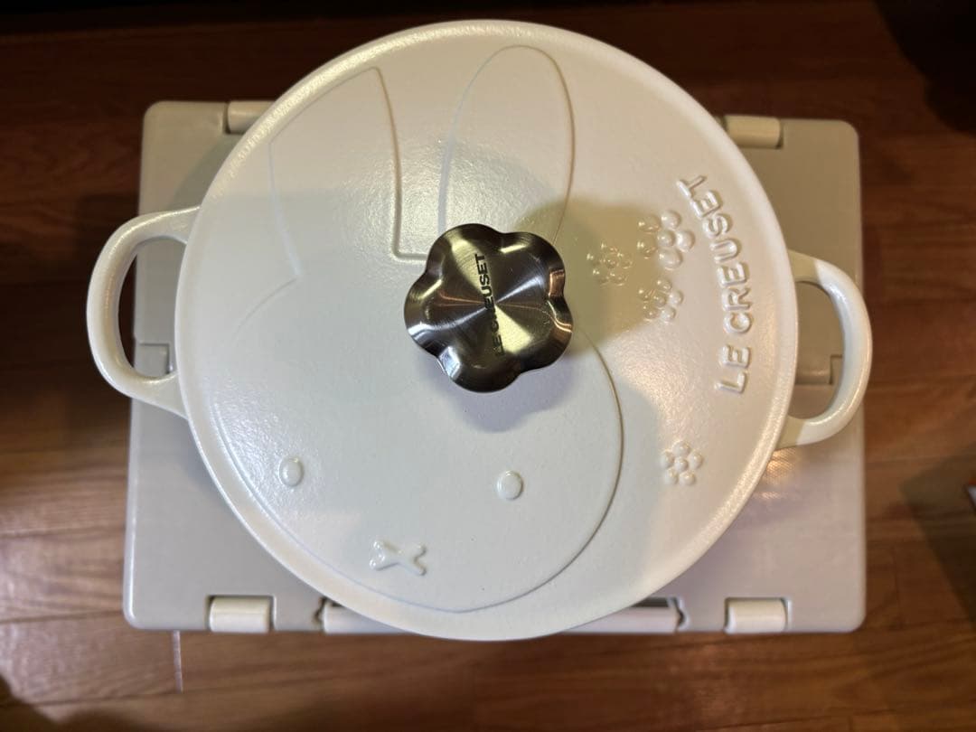 ル・クルーゼ　ミッフィーコラボ　マルミット　コットン　18cm