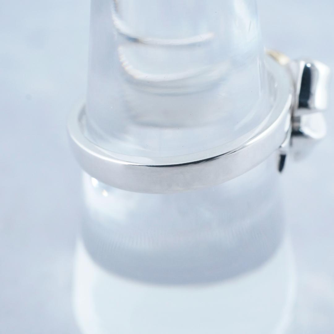 新品仕上 ティファニー SV925×18K 750リボン リング 13号