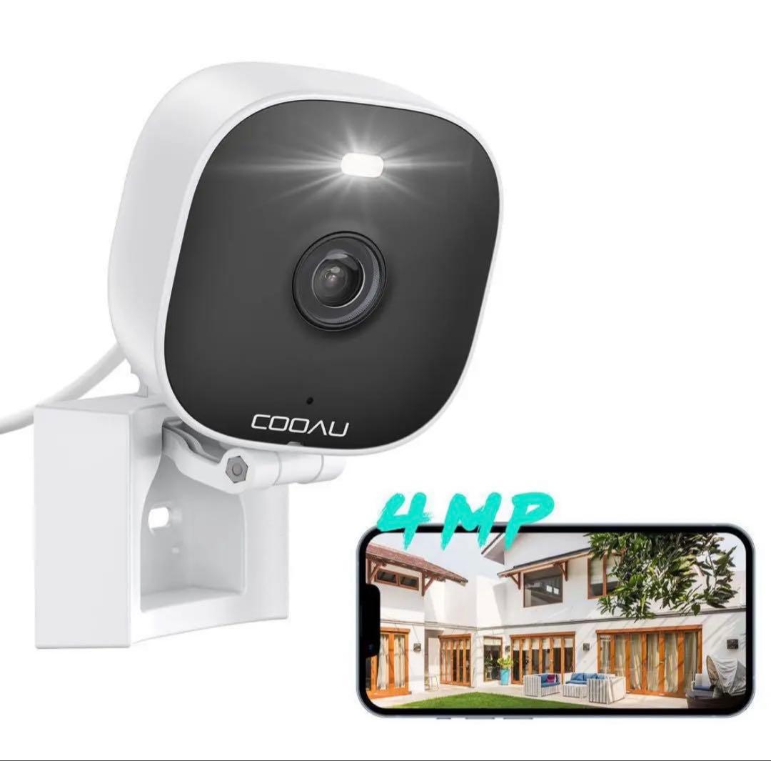 COOAU 400万高画素 防犯カメラ 屋外 監視カメラ ネットワークカメラ