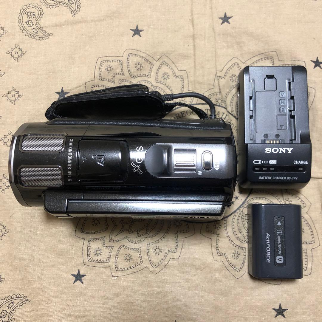美品 SONY HDR-CX560V ナイトショット GPS搭載 ビデオカメラ