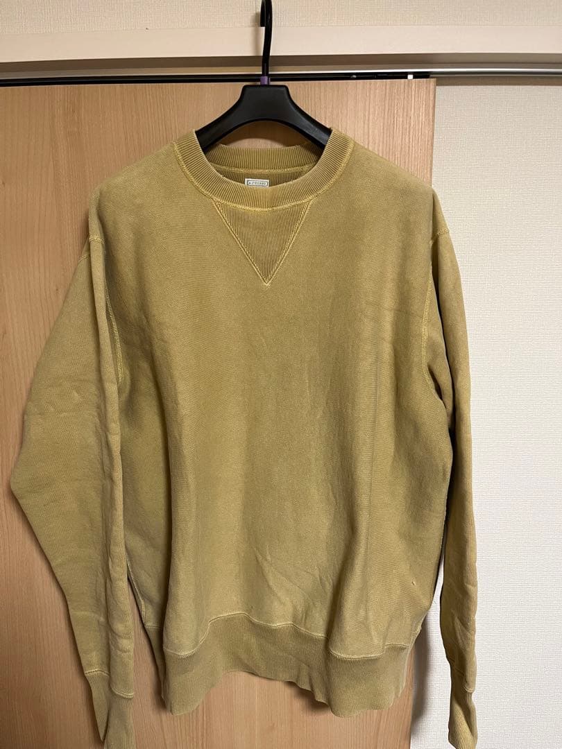 トップス A.PRESSE Vintage Sweatshirt Gold 2