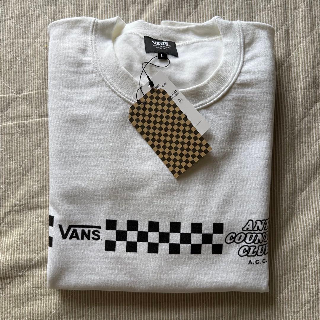 ANTi COUNTRY CLUB × VANS スウェット L 白 新品