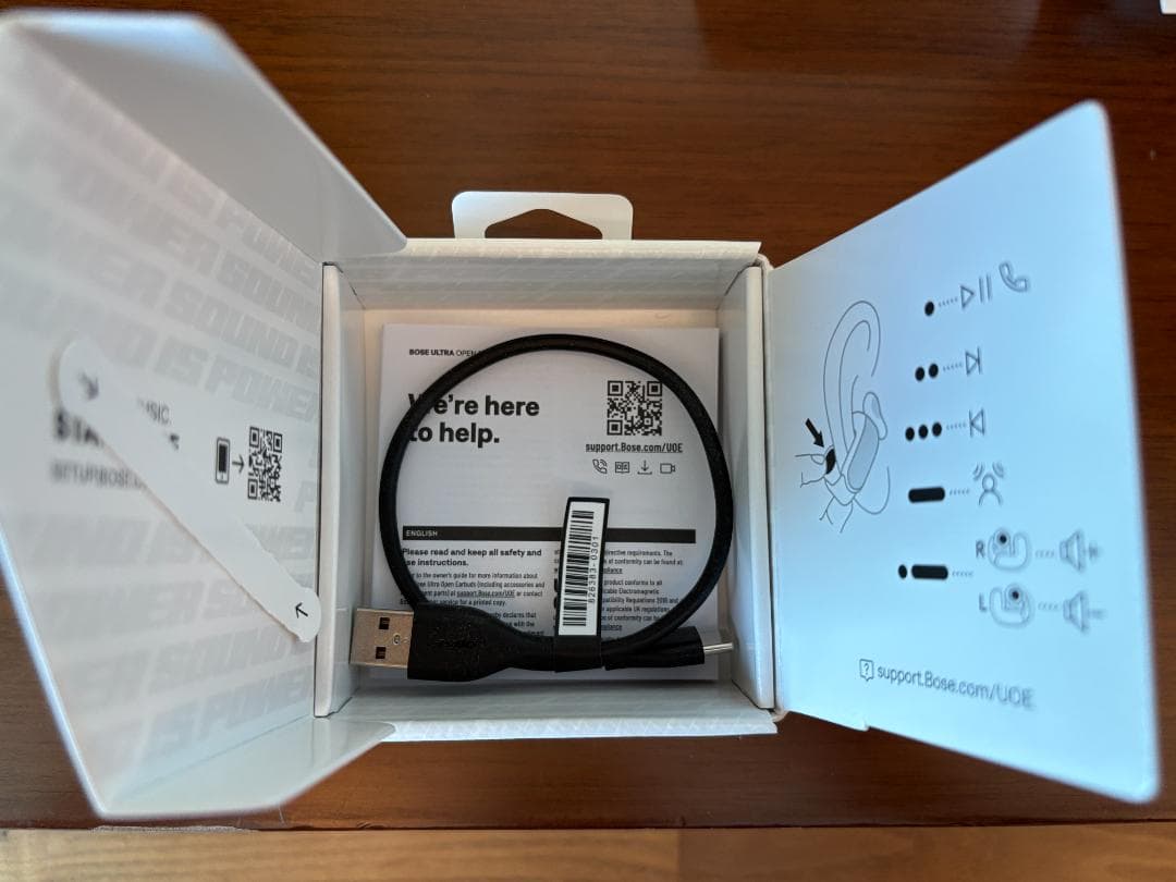 Bose Ultra Open Earbuds ブラック 海外モデル