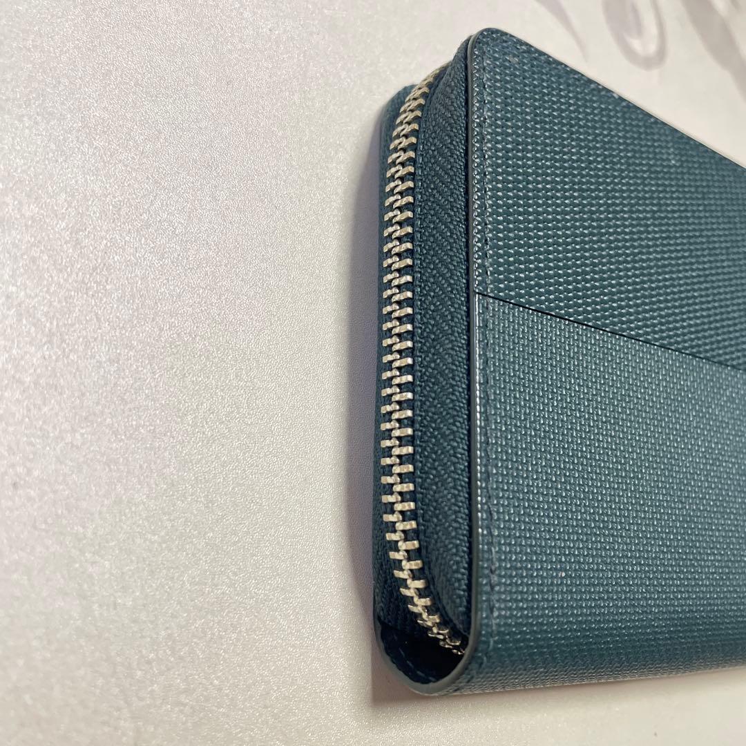 ☆ポールスミス☆マーケトリーミックス　ラウンドファスナー　長財布　グリーン