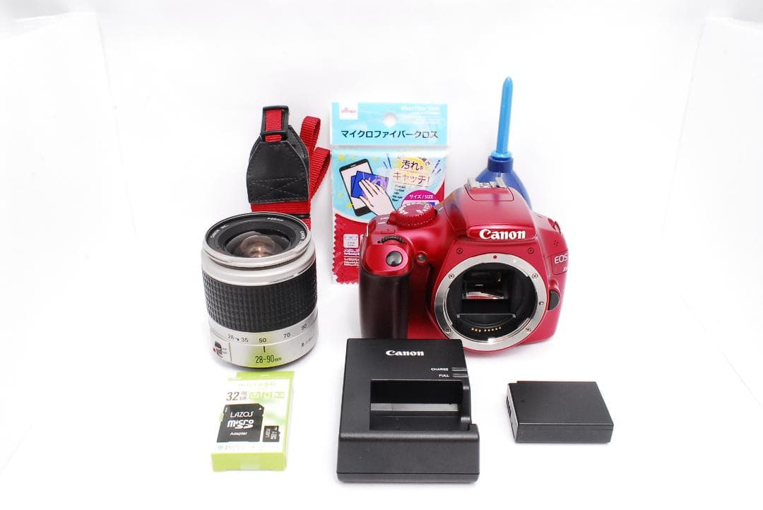 初心者オススメ⭐️Canon EOS kissX50 赤色 一眼レフ