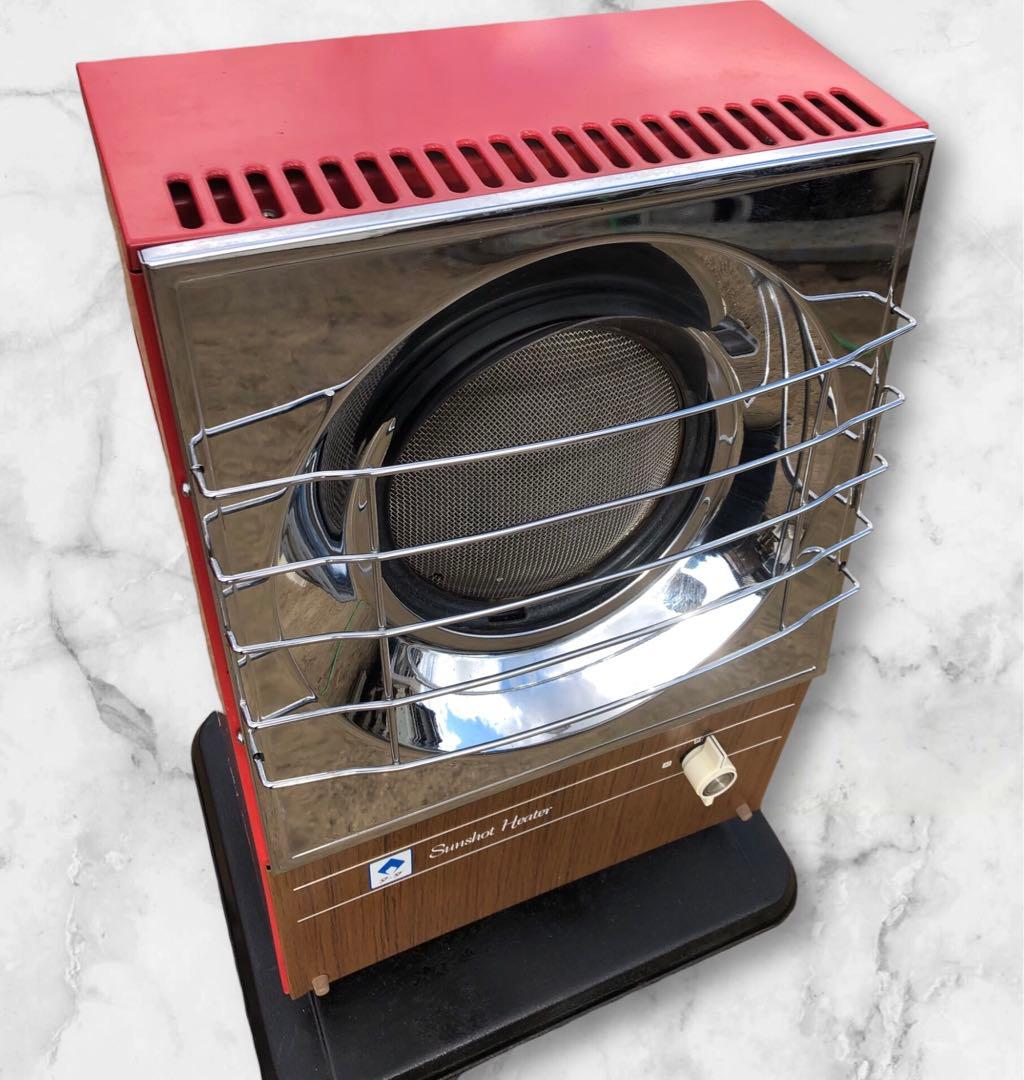 昭和レトロ　当時物　ターダ Sunshine Heater LPG ガスストーブ