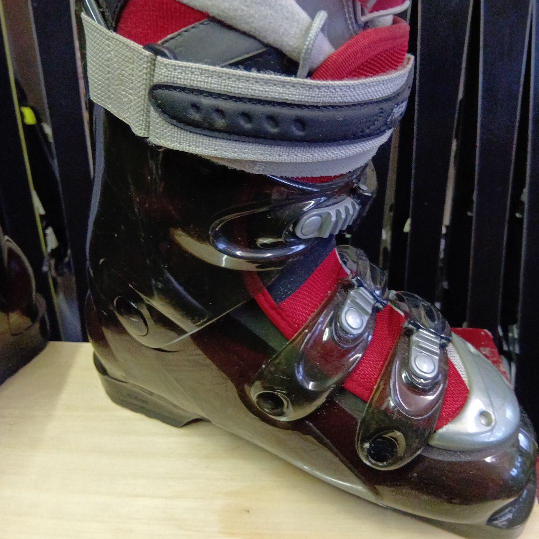 SALOMON 145cmスキーセット ブーツ&ストック&ケース 整備済