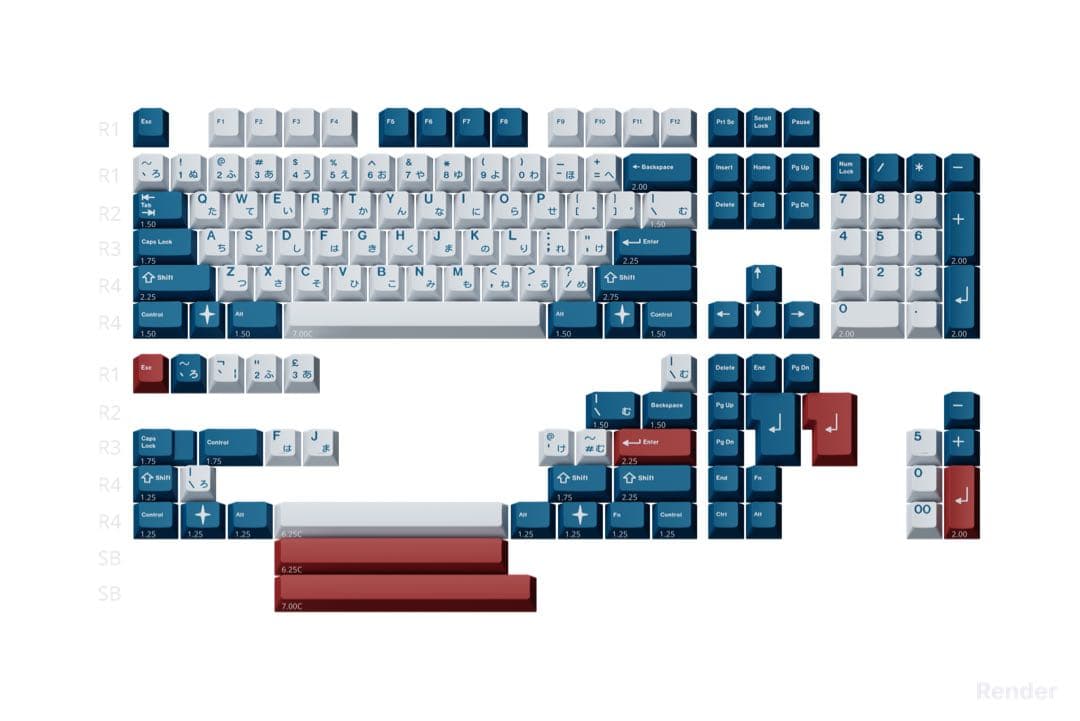 正規品 GMK a Gawr Gura Set + Novelties Set