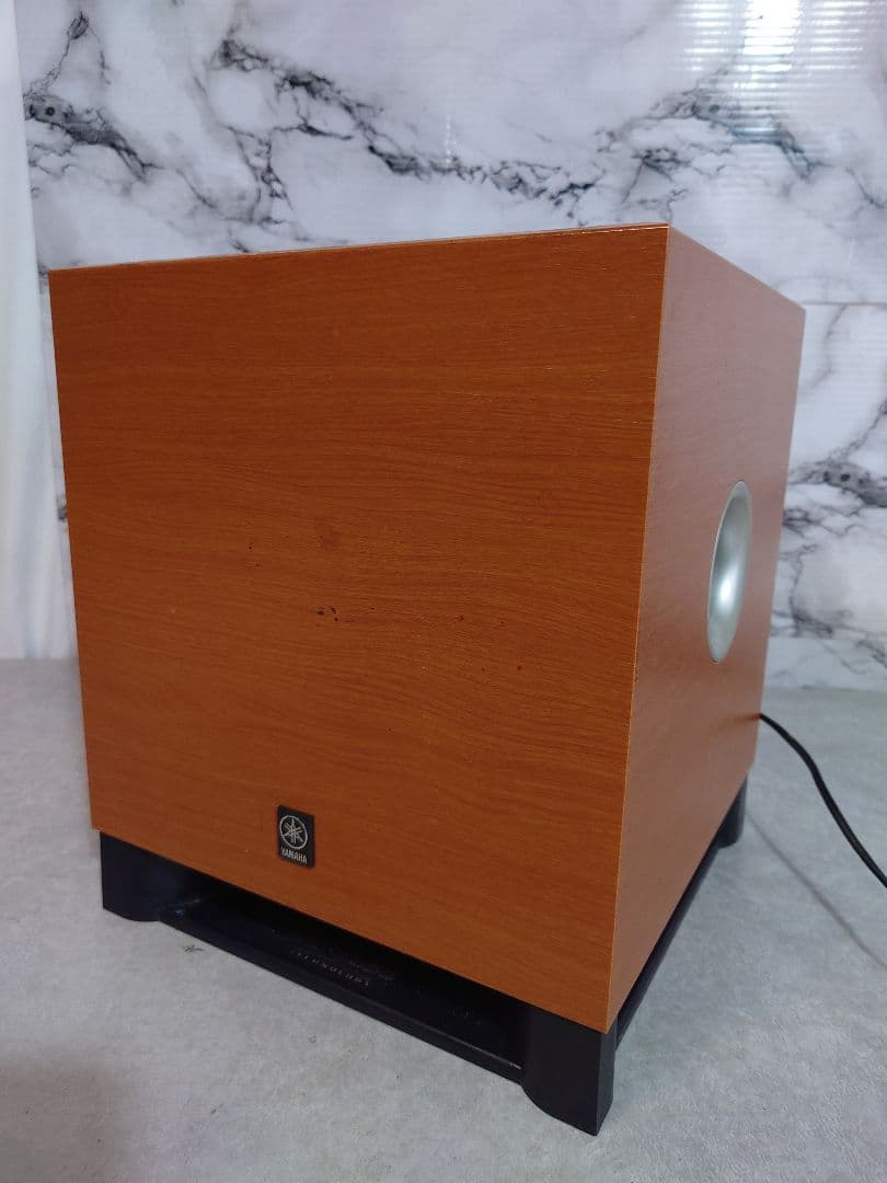 YAMAHA ヤマハ サブウーファー 1台 YST-SW010MC チェリー