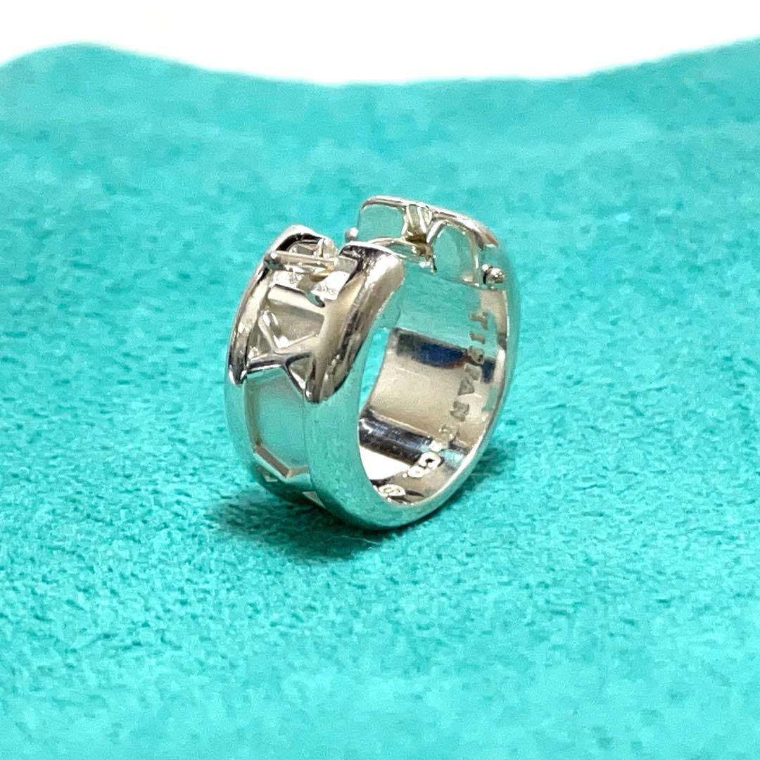 【極美品】ティファニー　アトラスフープピアス片耳　メンズ/レディース　925