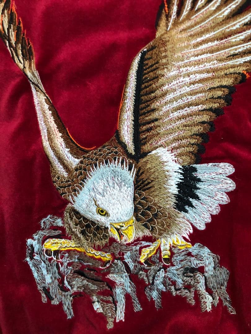 北島大太朗さま用　超美品　レア　 旧ドゥニーム スカジャン 鷲刺繍 Japan