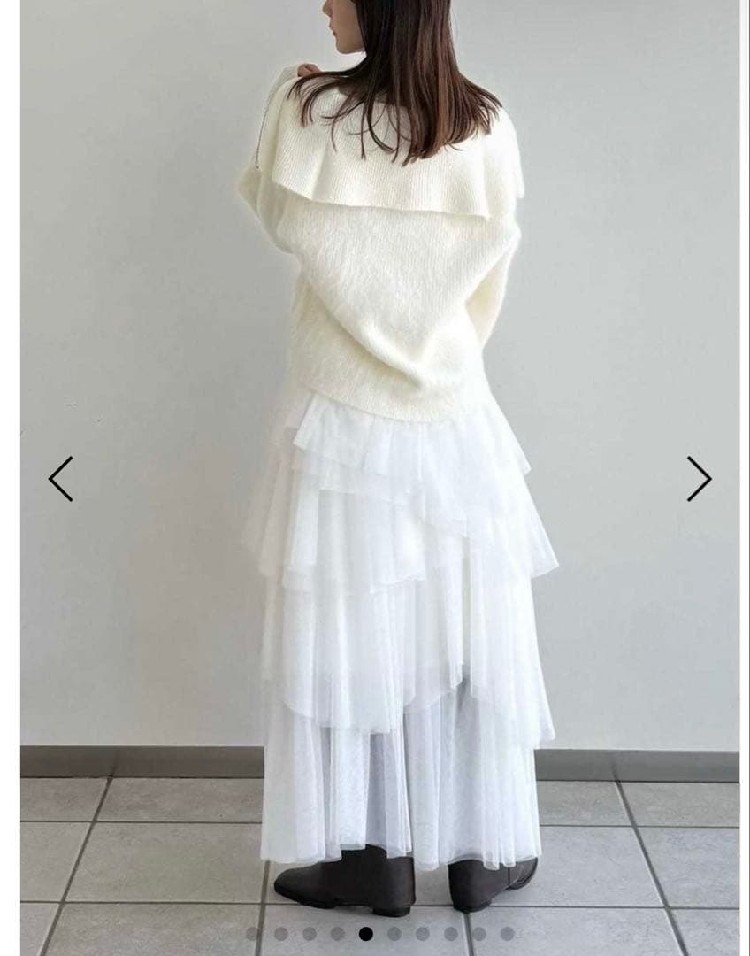 新作FRAY.I.D アルパカシャギーニット　セットアップ　完売商品【新品】