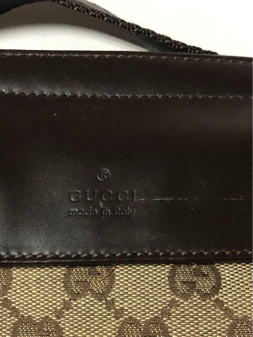 美品未使用GUCCI ☆GGシマレーザーパターン ☆ウエストポーチ