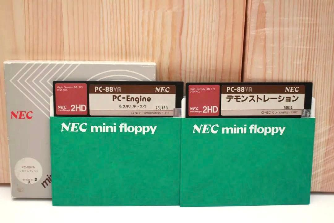 美品極レア 88VA PC-Engine + デモディスク