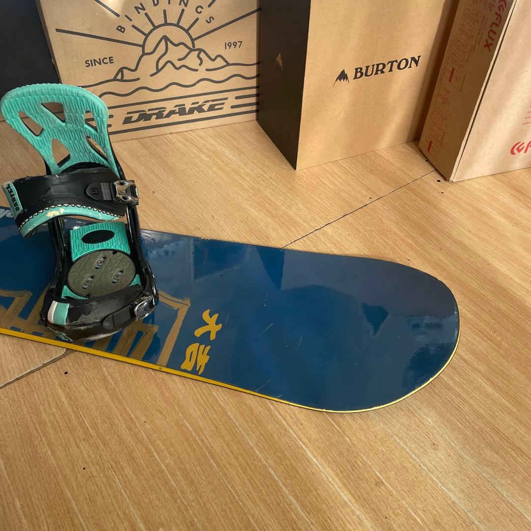 BURTON　バートン　バインディング付きスノーボードセット　ジブ・グラトリ◎