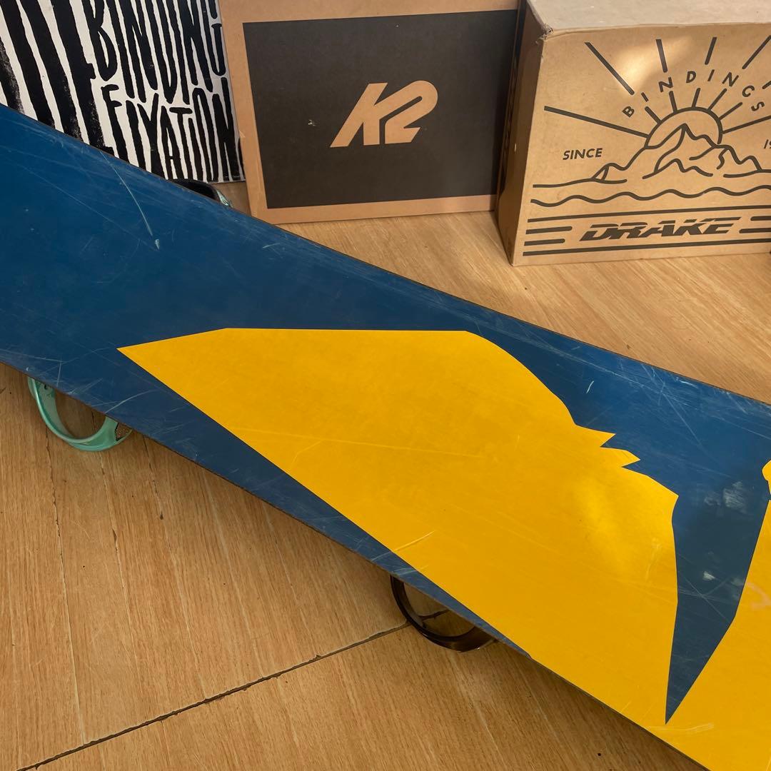 BURTON　バートン　バインディング付きスノーボードセット　ジブ・グラトリ◎