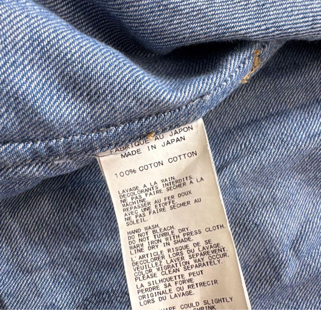 ヨウジヤマモトプールオム　ロングデニムシャツ