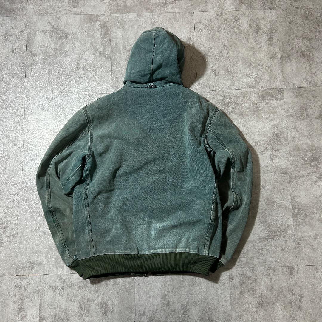 80-90s 星タグ USA製 グリーン カーハート アクティブジャケット