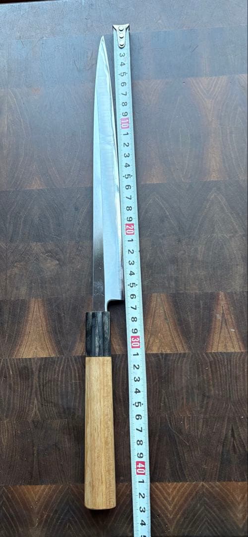 京都　有次　霞　柳刃　270mm 9寸　包丁　白鋼　和包丁　打刃物　刺身