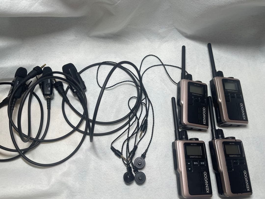 KENWOOD UBZ-M31 トランシーバー 2台セット イヤホン付き