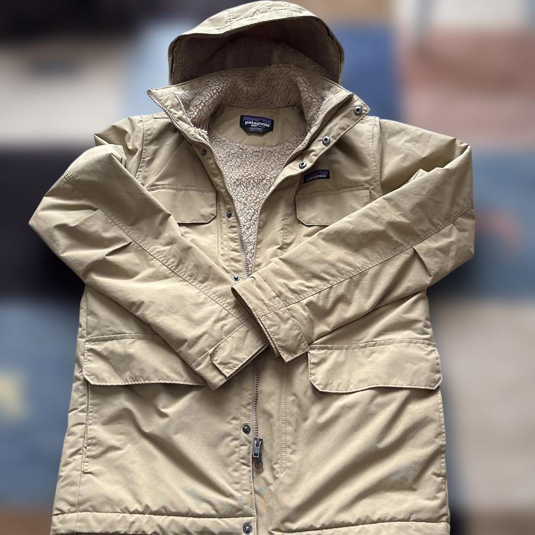 patagonia フリースライニング マウンテンパーカー